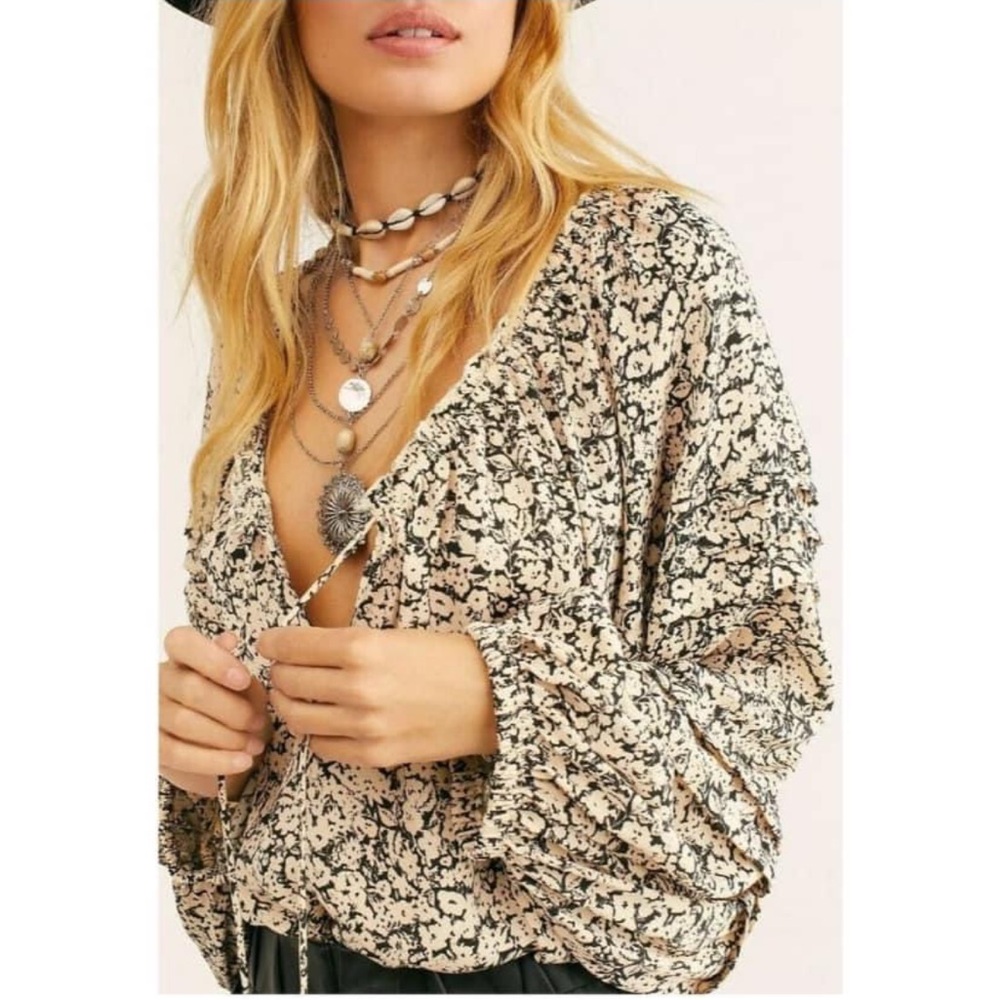 Free people body suite blouse